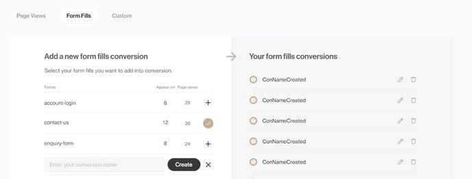 form fills copy